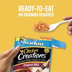 Chicken Creations Original BBQ Pouch (2.6 oz – 12 Pack) Fully Cooked High Pro…