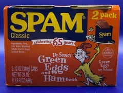 Spam Classic Green Eggs And Ham Spam Limited Edition (Two 12oz Cans) Ships Quick