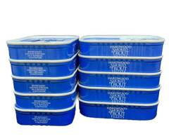 10 Trader Joe’s Smoked Trout Fillets in Oil Skinless 3.9 oz Tin 6 Cans Delicious