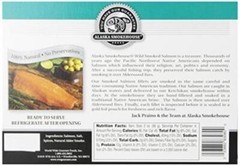 Alaska Smokehouse Jumbo Smoked Salmon (8 Oz), 3Count Variety Pack
