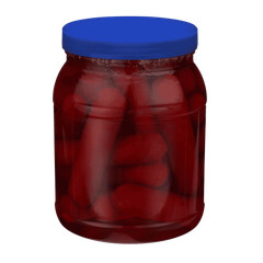 Ready to Eat Red Hots Pickled Sausage Shelf Stable 32oz Jar