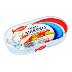 Mackerel Fillet in Tomato Sauce 170g Graal