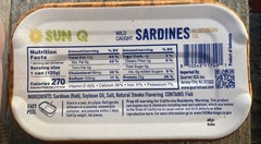 (10) SUN Q WILD CAUGHT SARDINES IN SOYBEAN OIL 4.4 Oz Can 44OZ TOTAL 8/2028