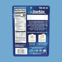 Low Sodium Albacore Tuna in Water 2.6 Oz Pack of 24