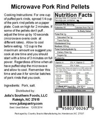 Microwave Pork Rinds 8 ounce bag Keto and Paleo Friendly