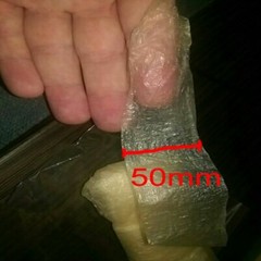 5 Meters BBQ Sausage Casings 5cm Wide Salami Meat Poultry Kitchen Tools Inedible