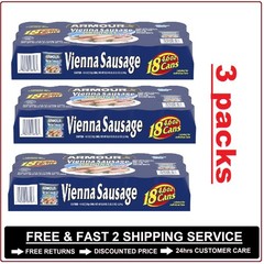 3 Pack – Armour Vienna Sausage 4.6 oz., 18 ct.