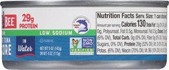 Low Sodium Albacore Tuna in Water, 5 oz Can Pack of 12 – High Protein,