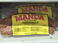 Manda Andouille Sausage 12 Oz (4 Pack)
