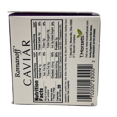 Romanoff Caviar Black Lumpfish 2 Ounce EXP 02/2027