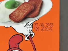 Spam Classic Green Eggs And Ham LIMITED EDITION Two 12oz Cans 7/2028