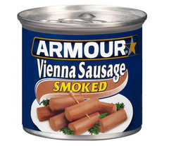Armour Star Vienna Sausage, Smoked, Canned Sausage, 4.6 OZ (Pack of 24)