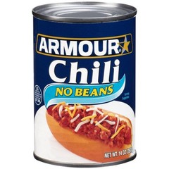 6x Armour Chili No Beans Diner Style Chili Bulk Pack New Sealed 14oz