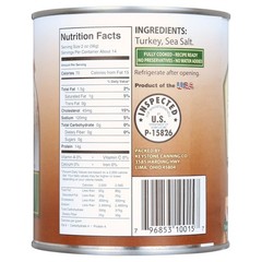4 Pack All Natural Turkey 28 Ounce Can