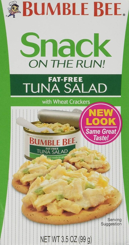 Bumble Bee Fat Free Tuna with Crackers, 3.5 Ounce
