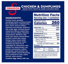Swanson Canned Chicken and Dumplings With White 10.5 OZ Can (Case of 12)
