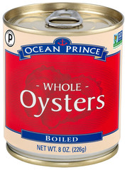 Ocean Prince Boiled Oysters, 8-Ounce Cans (Pack of 12)