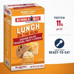 Lunch On The Run Chicken Salad with Crackers Kit, 8.2 oz Ready to Eat, Inclu…