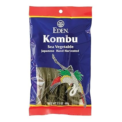 Eden Foods Kombu, Sea Vegetable, Wild Hand Harvested, 2.1 Ounce