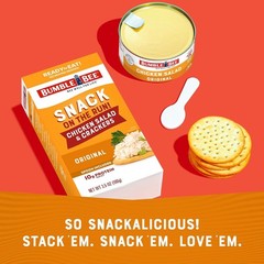 Protein Snack Pack Chicken Salad with Crackers 10g per Box Ready to Eat Pack of