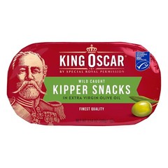 King Oscar Kipper Snacks in Olive Oil Smoked Herring 12 Pack Cans 3.54oz