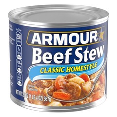 Classic Homestyle Beef Stew 4 Pack, 20 oz Cans, 13g Protein Per Serving
