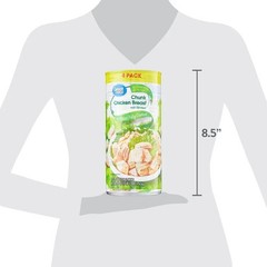 Great Value Chunk Chicken Breast, 12.5 Ounce Can (4 Pack)