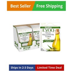 E.V.O.O. Yellowfin Tuna in Extra Virgin Olive Oil, 2.6 Oz, Pack of 24
