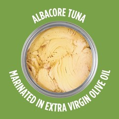 Premium Solid White Albacore Tuna in Extra Virgin Olive Oil, 4.5 Oz, 12 Pack