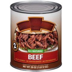 (2 pack) All Natural Beef, 28 oz Can