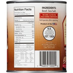All Natural Beef in Juices 28 oz Canned Meat for Cooking