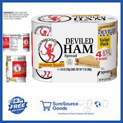 4 Count Deviled Ham Spread 4.25 Ounce Creamy Flavor for Dips and Sandwiches