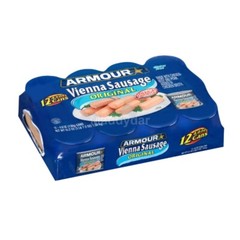 (12 Cans) Armour Original Vienna Sausage 4.6 oz