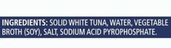 Solid White Albacore Tuna in Water, Wild Caught Tuna, 66.5-Ounce Can 10/26