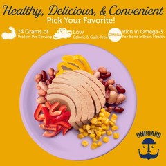 Onboard Ready to Eat Mexican Tuna Salad – Tuna Snacks with Beans, Peppers, Corn
