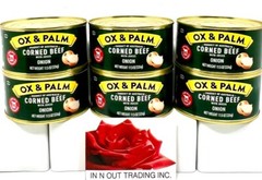 OX & Palm Corned Beef Onion Flavored with Juices 11.5 oz (Pack of 6)~Exp7/2026