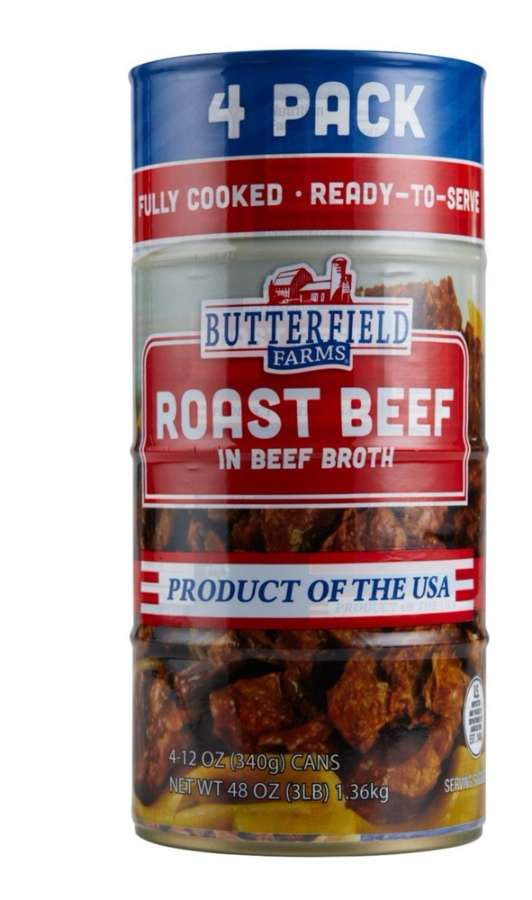 Butterfield Farms Roast Beef in Beef Broth (12 oz., 4 pk.)