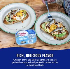 Wild Caught Sardines in Water 3.75oz Cans Pack of 18 Canned Fish – US