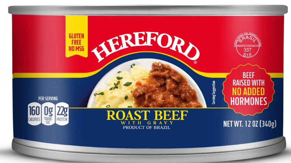 HereFord Roast Beef with Gravy Fully Cooked Ready to Serve 12 oz ( Pack of 24 )