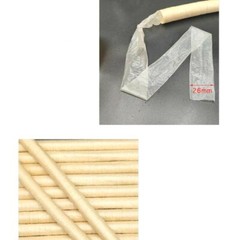 Sausage Packaging Tools 14m*21/26/30mm Casing Sausage Salami Hot Dog Inedible
