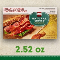 HORMEL Gluten-Free Fully-Cooked Bacon, Turkey, 2.5oz Pack – Ready to Eat