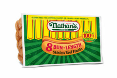 Nathan’s Famous Beef Franks, 5 lbs