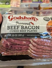 Godshall’s Peppered Beef Bacon 10 Oz (4 Pack)