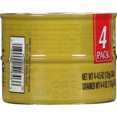 E.V.O.O. Solid Yellowfin/Light Tuna in Extra Virgin Olive Oil, 4.5 oz, 4 Cans,