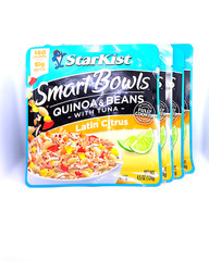 StarKist Smart Bowls Latin Citrus Tuna with Quinoa – 4.5 oz Pouch (Pack of 4)