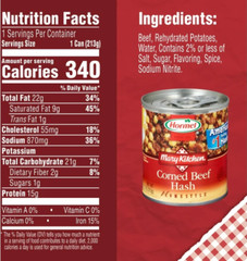 Hormel Mary Kitchen Corned Beef Hash, 7.5 Ounce x 4 cans