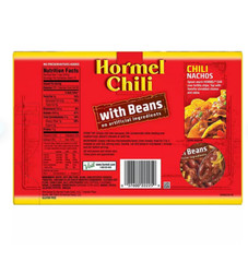Hormel Chili with Beans( 15 oz. 6 pk. pk of 2 box = TOTAL 12 Cans )Great Price