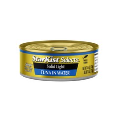 Selects Solid Light Tuna in Water Can, Tuna in Water , 4.5 Ounce (Pack of 12)