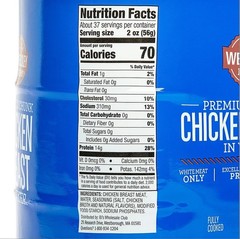 Wellsley Farms Premium Chunk Chicken Breast in Water, 6 ct./12.5 oz.