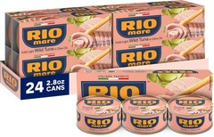 Rio Mare Premium Yellowfin Tuna in Olive Oil, 3 x 2.8 Ounce Can (Pack of 8, T…